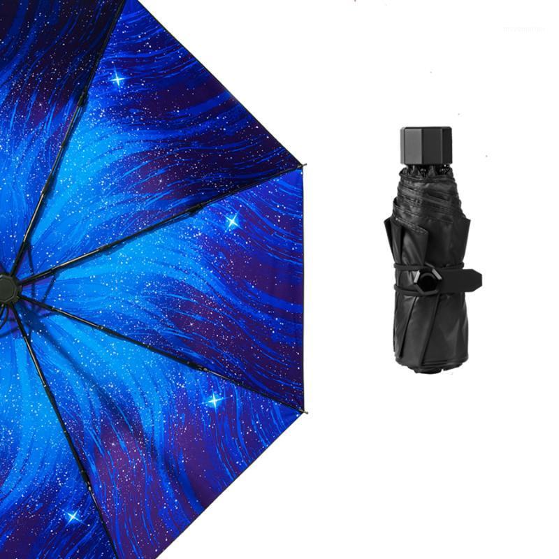 

Parasol Umbrella Beautiful Anti UV Compact Women Small Folding Windproof Clear Pocket Garden Umbrella Ombrelli Rain Sun W1