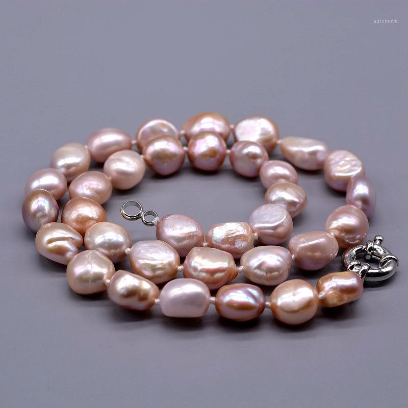 

Baroque necklace, natural pearls in purple, simple beaded necklace for women, free shipping1