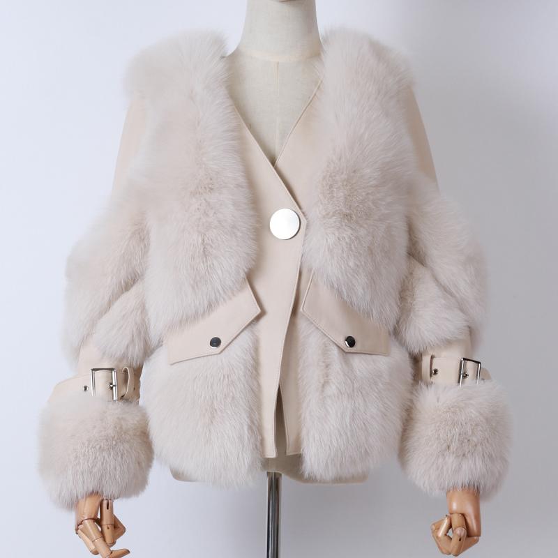 

women natural ladies coat fur real jacket, As picture