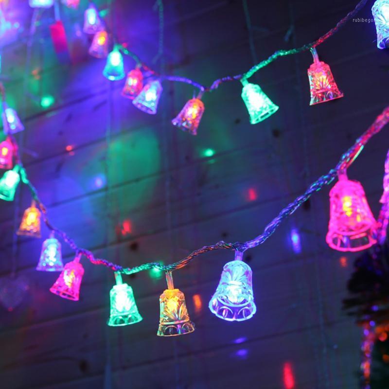

1.5M 10LED Christmas Bell String Lights Outdoor Party Garden Decoration Outdoor Christmas Party Wedding Xmas Decorations1