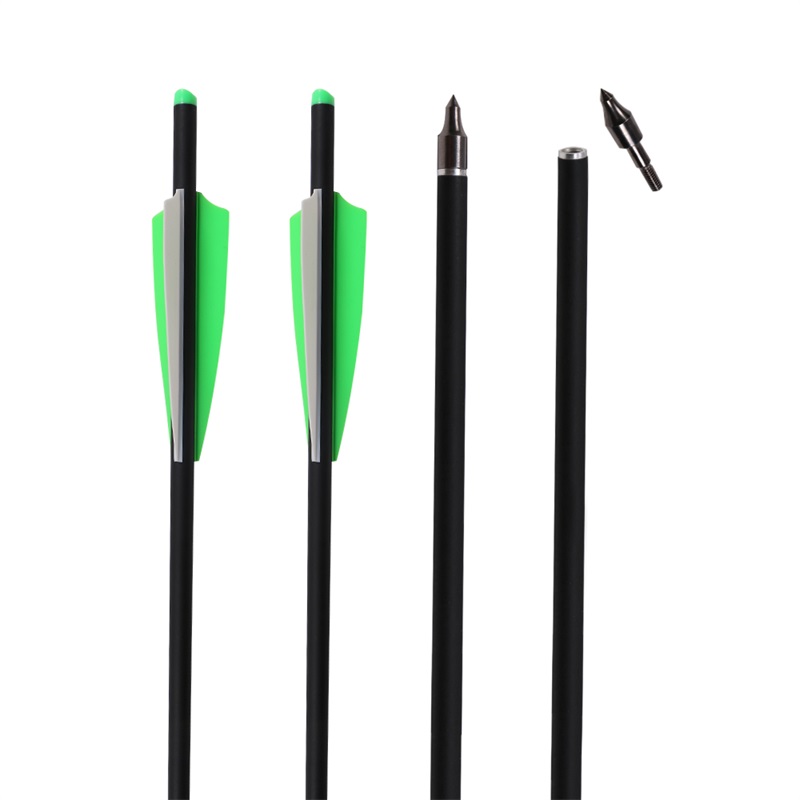

Hunting crossbow arrows with changeable arrow tips 500 spine hunting crossbow bolts archery shooting tools equipment
