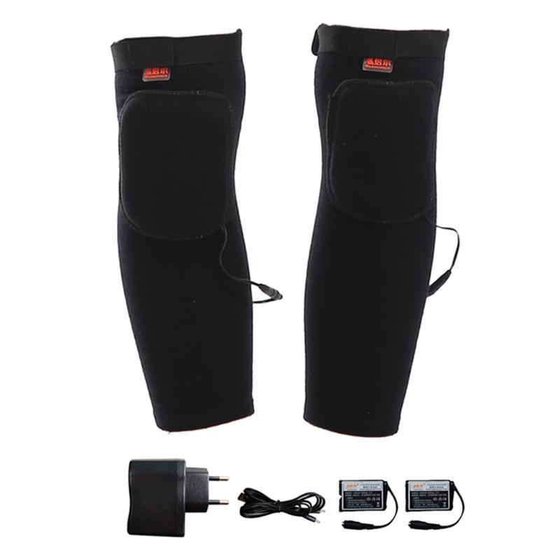

Electric Heated Knee Pad Women Men Indoor Outdoor Elastic Breathable Heated Knee Brace US/EU Plug, Us plug