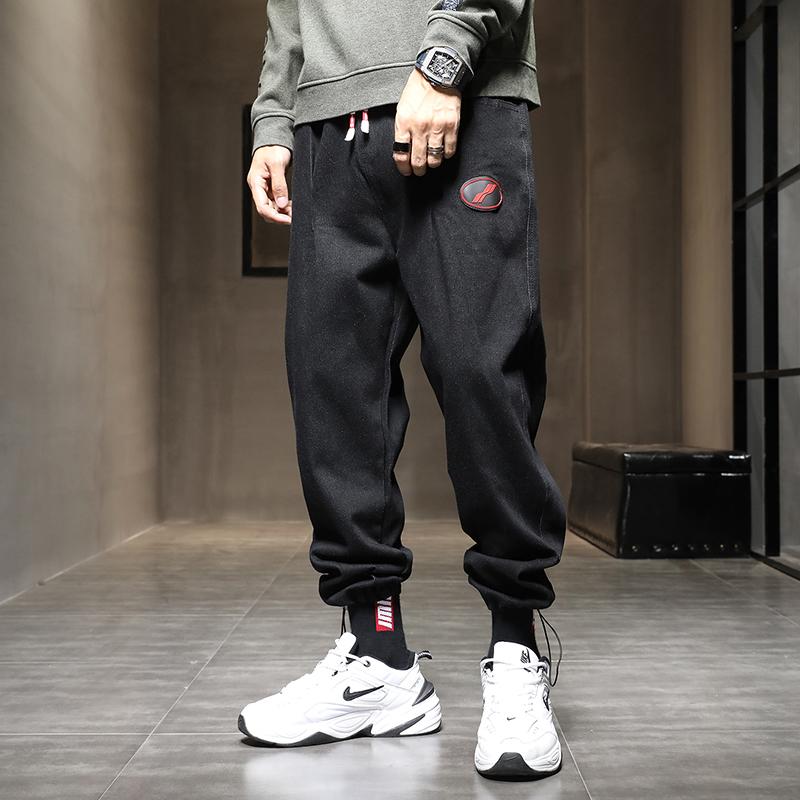 

DEE MOONLY Streetwear Harem Pants Men 2021 Spring Mens Joggers Summer Cargo Pants Multi-pocket Ankle-length Casual Man Trousers, 2023