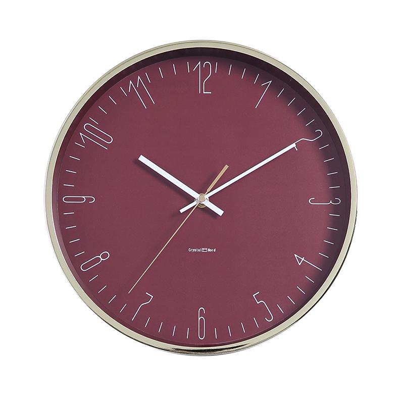 

Living Room Creative Modern Design Wall Clock Red Silent Nordic Wall Clock Kitchen Europe Style Horloge Murale Home Decor BA60WC