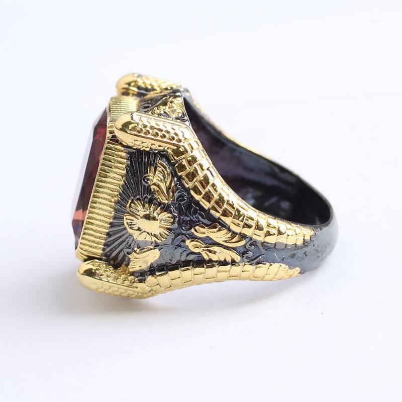 

Handmade Rectangular Sultanite Man Silver Ring,18K Gold Plated Sultanite Silver Men Ring, Man Ring, 925 Sterling1