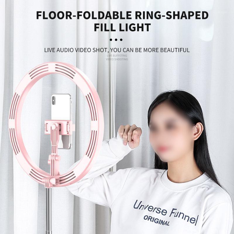 

Foldable LED Fill Light Bracket Selfie Ring Light With Phone Clip For Live Streaming Makeup YouTube Video1