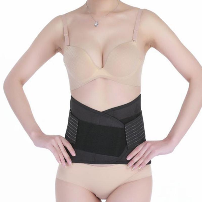 

Sports Waist Trainer Belt Health Fitness Lumbar Support Breathable Waist Neoprene Lower Back Brace with Double Banded Strong Com, As shown