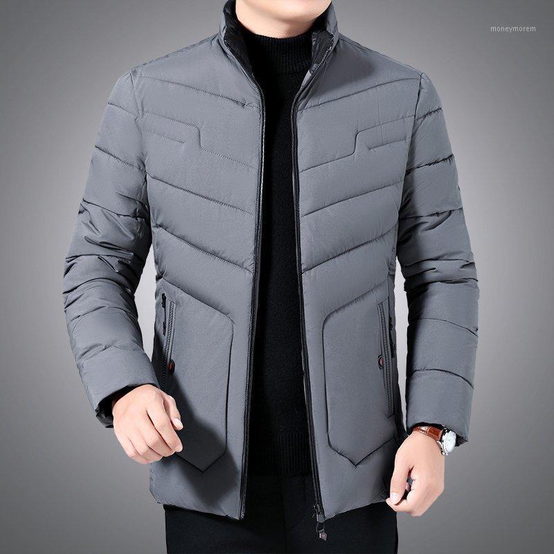 

2021 Men Winter Parka Casual Windproof Warm Male Simple Solid Color Jacket Outwear Coat Plus Size 4XL1, Black