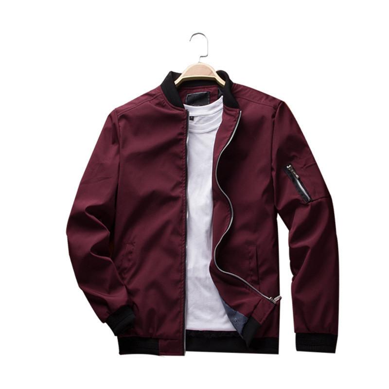 

MRMT 2020 Brand Autumn and Winter Men's Jackets Middle-aged Casual Slim Overcoat for Male Jacket Outer Wear Clothing Garment, Blue