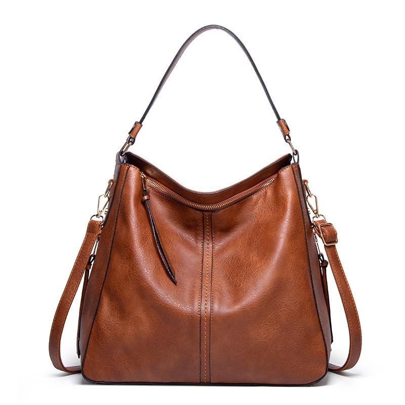

Female Bag for Women Luxury Handbags Women Bag Designer Handbag High Quality Shoulder Tote Retro Top-handle, Black