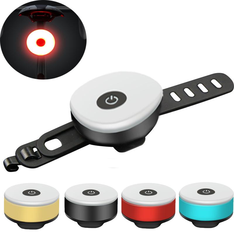 

Bike Lights Bicycle Rear Light Usb Chargeable Mini LED Tail IPX5 Waterproof Safety Warning MTB Helmet Backpack Lamp