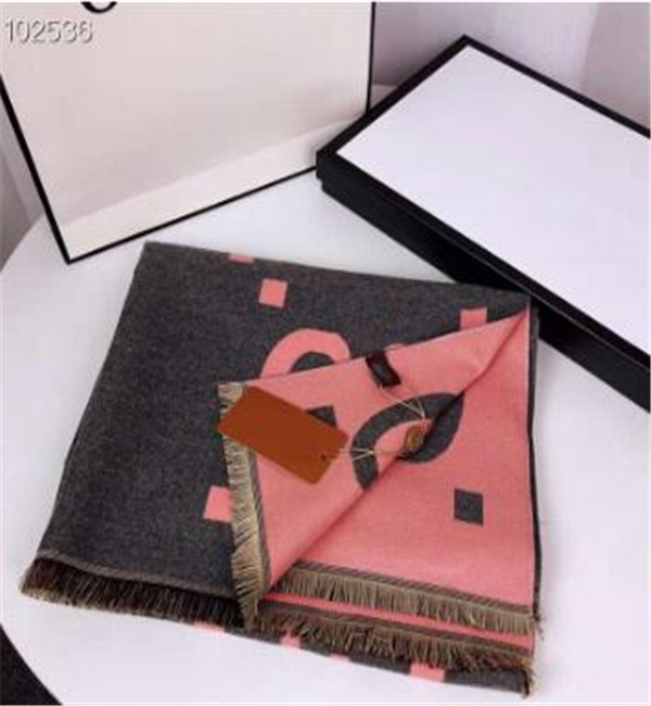 

2021 Winter Fashion Women Silk Scarf New Arrival Man Womens Seasons Shawl Scarf Lattice Letters Scarves Size 190x65cm Top Quality, Blue;gray