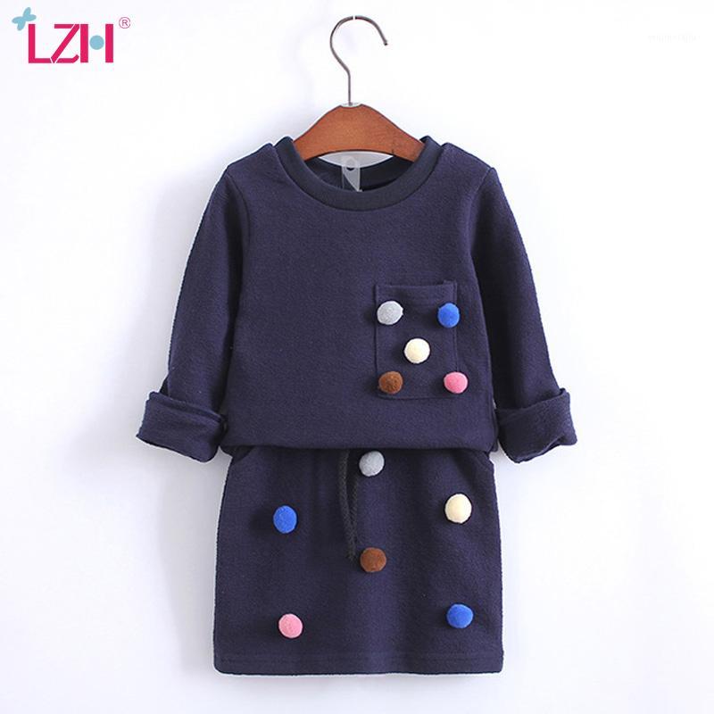 

Toddler Girls Clothing Sets 2020 Autumn Winter Girls Clothes Long Sleeve Outfit Kids Clothes For Suit Children Clothing1, Brown