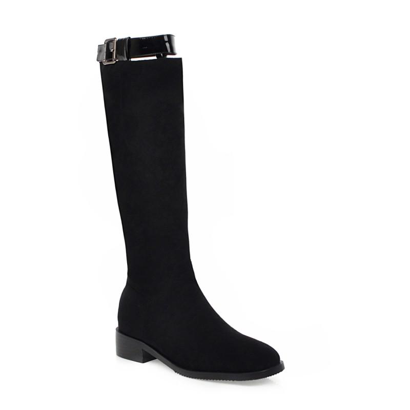 

Big Size Simple boots boots women woman winter women shoes botas, Black