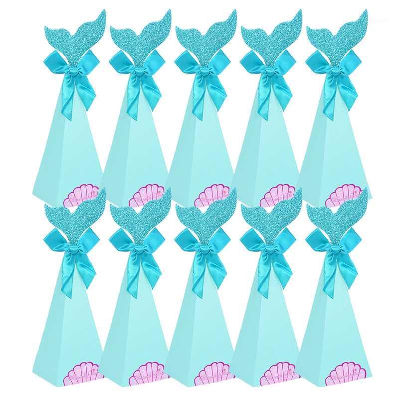 

Beautiful Theme Party Supplies Tail Cookie Bags DIY Kids Favor Candy Boxes Popcorn Gift Bag Wedding Decor1 Wrap