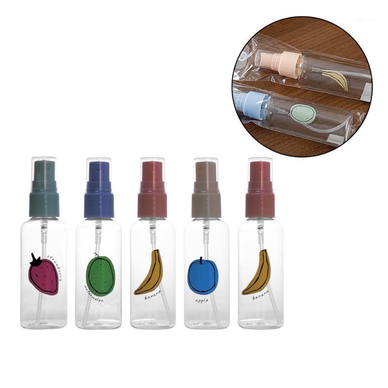 

5pcs Cartoon Printing Pattern Convenient Portable Fine Mist Sprayer Subpackaging Bottle for Water Liquid1