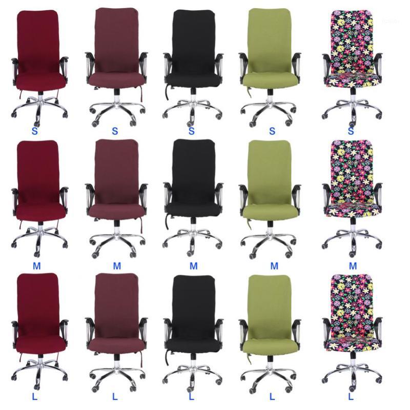 

S/M/L Spandex Office Chair Covers Slipcover Armrest Cover Computer Seat Cover Stool Swivel Chair Elastic Antimacassar Seat1