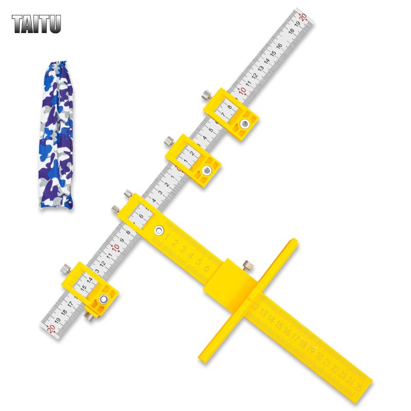 

Positioning Rulerpunching Locator Door Handle Cupboard Drilling Detachable Installation Tool Furniture Handle Woodworking Tools