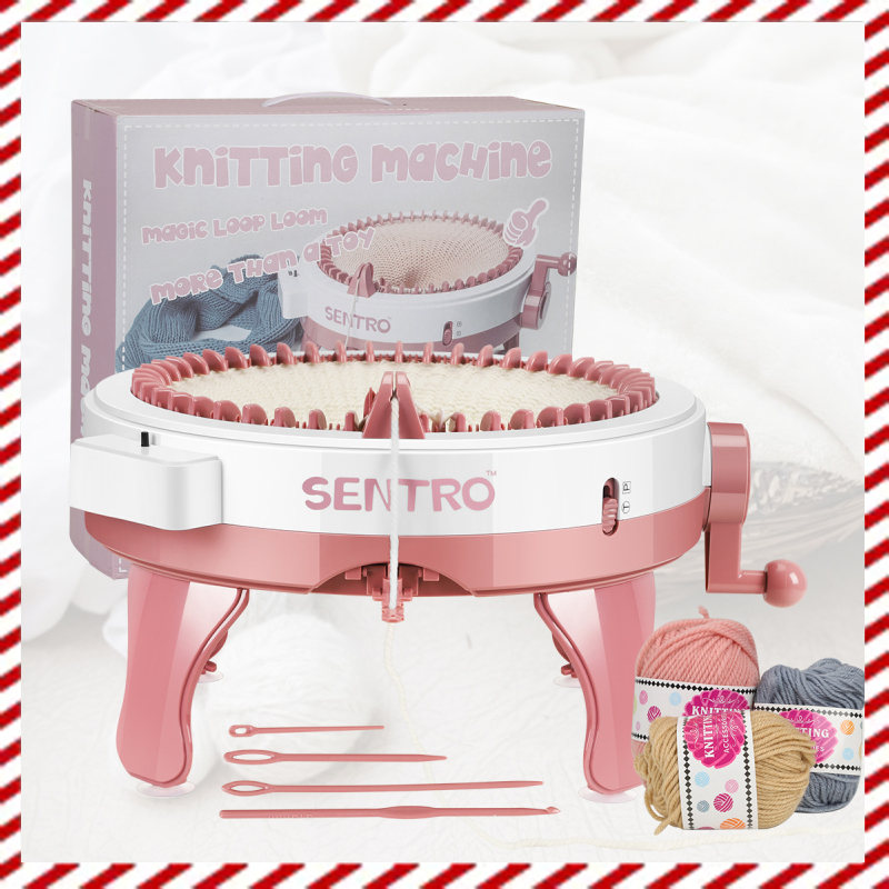 

48 Needles Handmade Wool Knitting Machine Cylinder Wool Loom Hand-knitted Scarf Sweater Hat Socks Adult Children Lazy Artifact