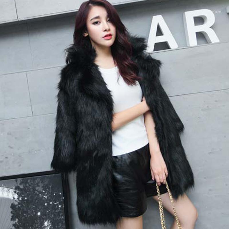 

Nice Faux Fur Coat Women Faux Fur Coat Warm Black -2XL Vest Winter Jackets Women High Quality Coats Outwear1, White