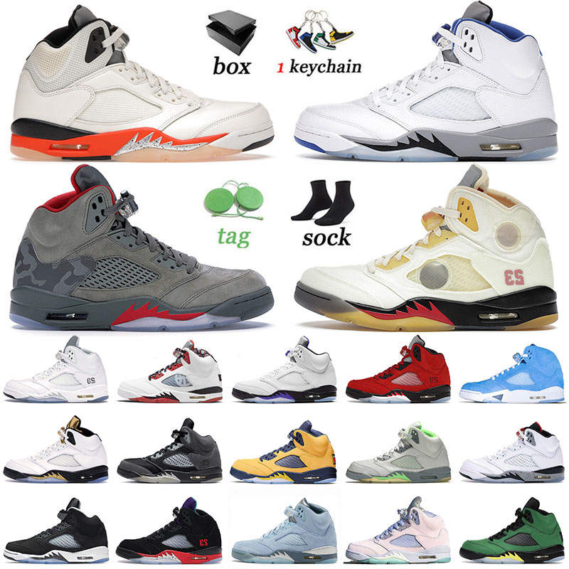 

Authentic Top Jumpman 5 5s V Mens Basketball Shoes Shattered Backboard Sail Racer Blue Valentines Day Sail Black Muslin SE Oregon Trainers S
