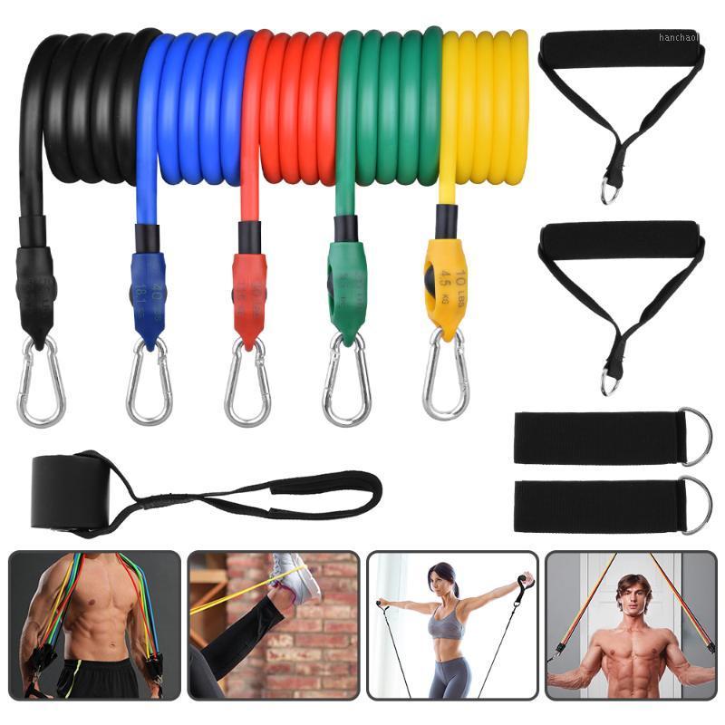 

11pcs Fitness Bands Resistance Bands Set Resistance Gym Equipment Exercise Pull Rope Fitness Elastic Training Expander1