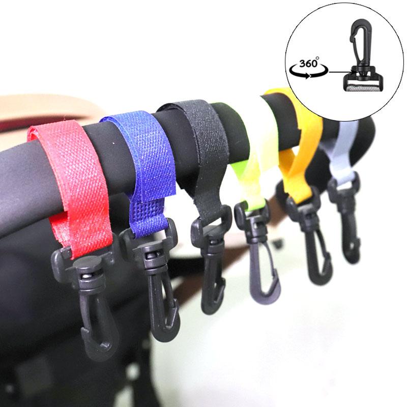 

3pcs/Lot Stroller Hooks Wheelchair Stroller Pram Carriage Bag Hanger Hook Baby Strollers Shopping Bag Clip Accessories