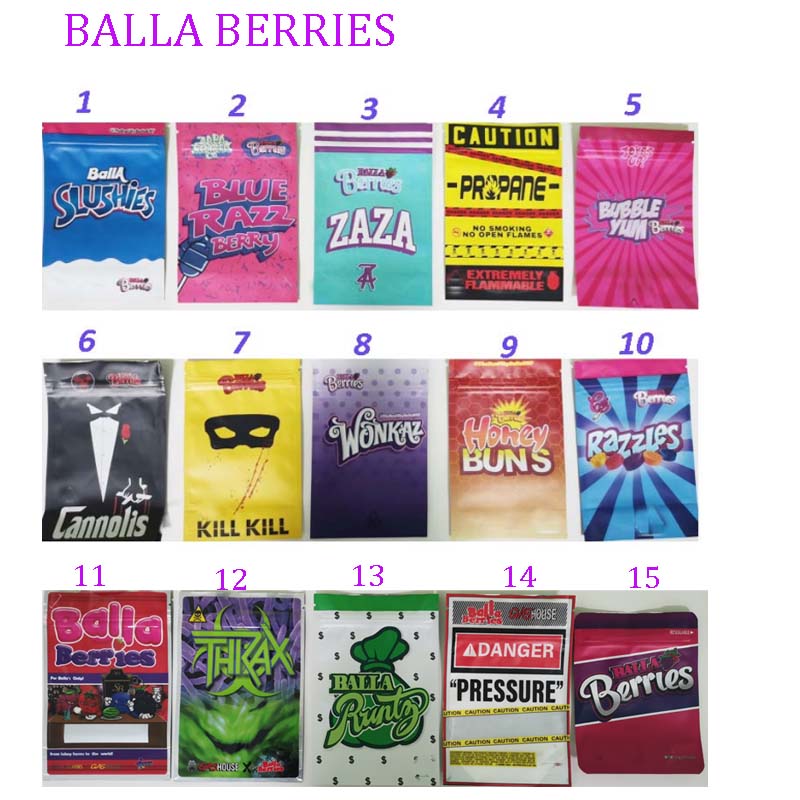 

3.5g mylar bag Jokes up runtzholographic bag ZAZA Balla Berries Pressure Balla Runty BLUE RAZZ BERRY cali packs