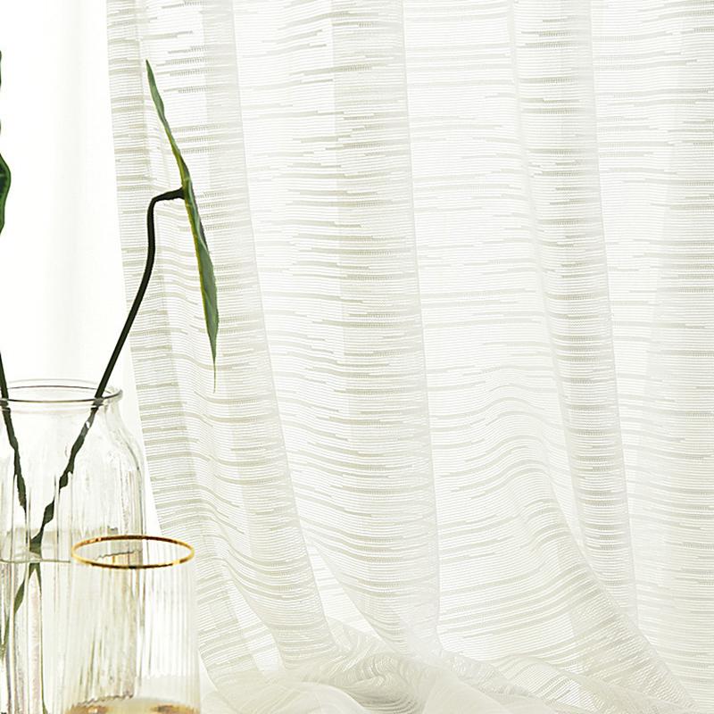 

White Lace Princess Curtains Tulle for Living Room Window Luxury Line Sheer for Bedroom Kitchen Versatile High-Grade Mesh Fabric, Photo color