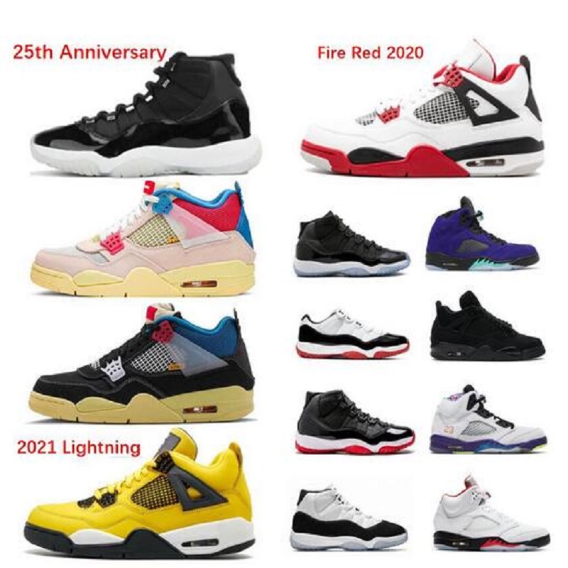 

Top Quality new 4 4s Jumpman mens basketball shoes pine green metallic purple red bred black cat cactus jack men trainers sneakers US 7-13, Color 35