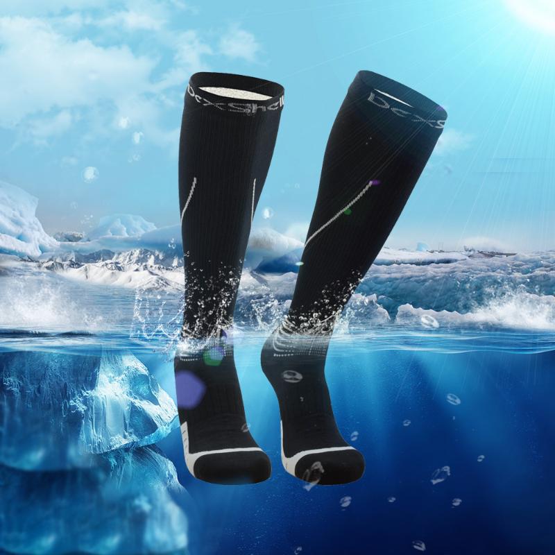 

Waterproof Breathable Men and Women Socks For Hiking Hunting Trekking Skiing Fishing Seamless Outdoor Sports stockings DEXSHELL, 635pnk
