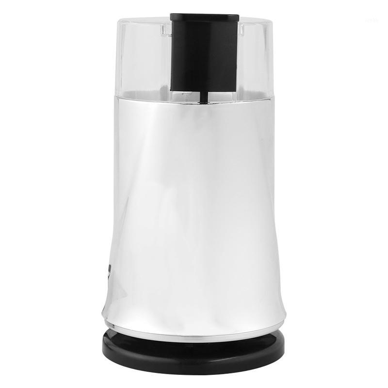 

Household Coffee Grinder Bean Grinding -Grade Transparent Cover Multifunctional Stainless Steel Grinder Cafe Kitchen Tool Eu1