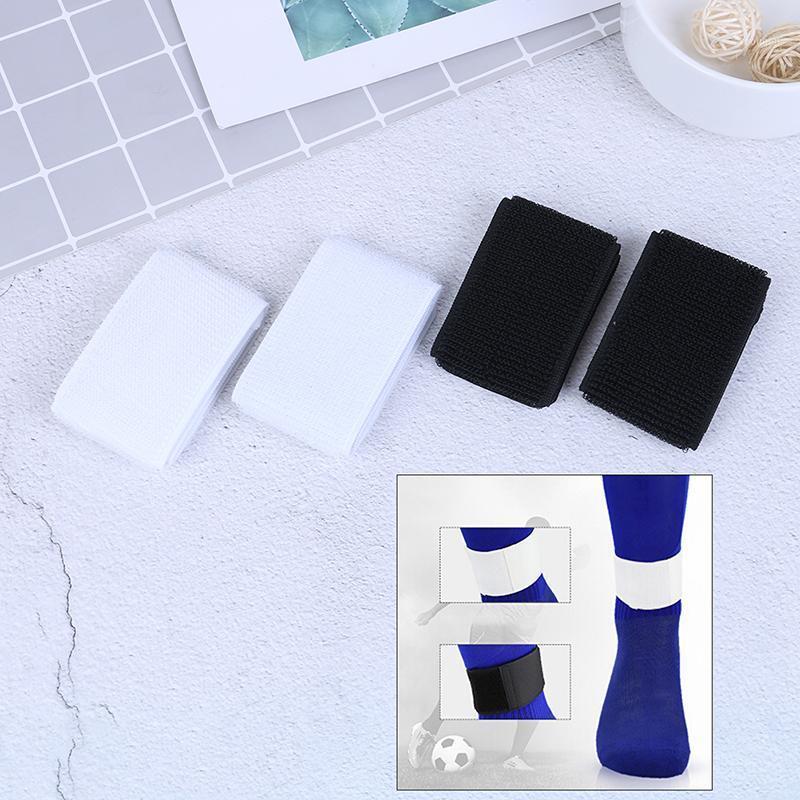 

1Pair Soccer Shin Guard Stay Fixed Bandage Tape Shin Pads Adjustable Elastic Sports Bandage Sport Fixing Belt1, Wt