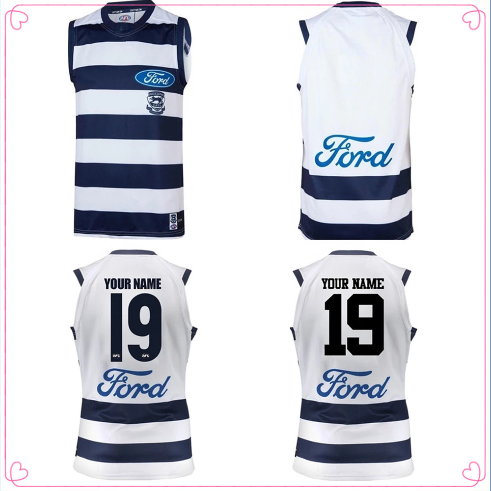 

2019 GEELONG CATS HOME GUERNSEY RUGBY JERSEY 2021 Geelong Cats Rugby TRAINING SHORTS JERSEY size S-3XL