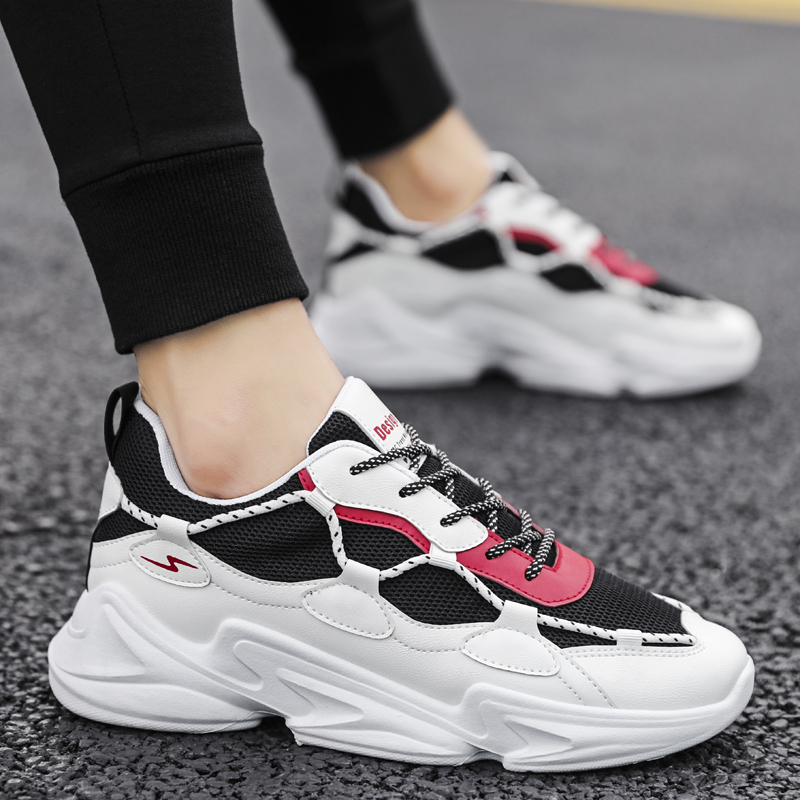 

Winter Korean super light Platform Fashion Loafers Flats Breathable Casual Slip On Sneakers Men Shoes, Gray