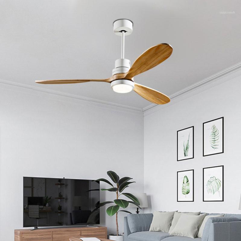 

Nordic fan light dining room living room Konoha simple and modern illuminated fan chandelier1