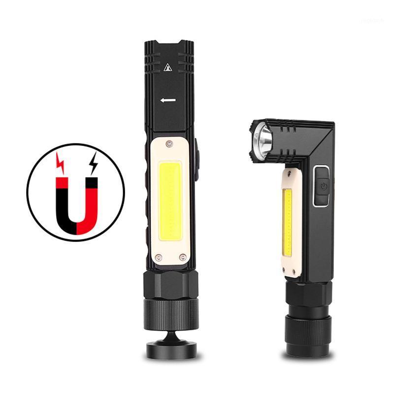 

Waterproof Magnetic COB LED Portable USB Rechargeable Foldable Torch Ultra Bright Work Light 90 Degree Rotation1