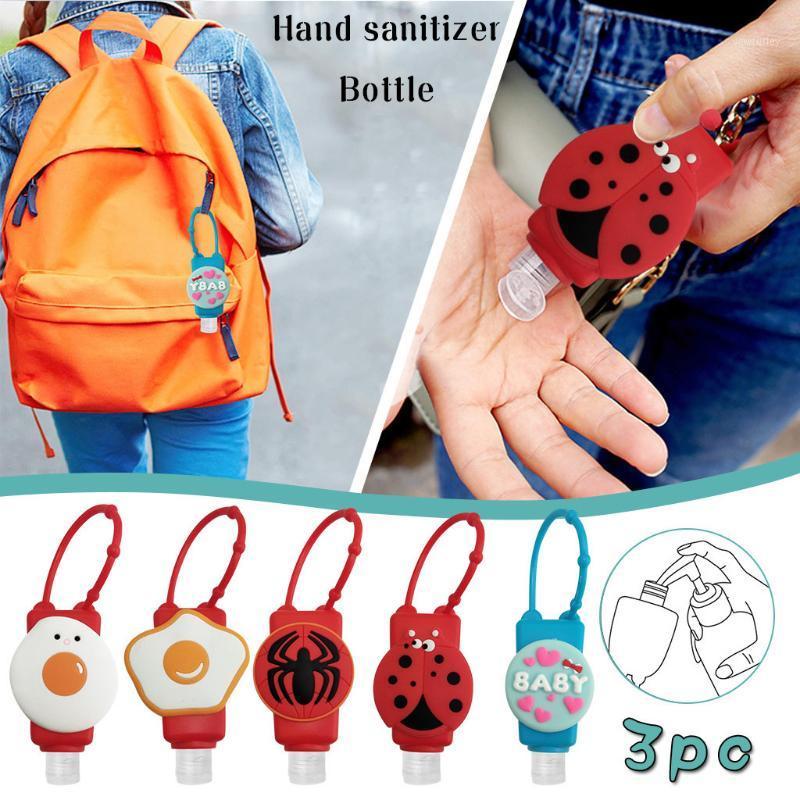 

3pcs 30ML Silicone Hand Sanitizer Holder Hand Sanitizer Dispensing Sanitzer Holder Key Chain Portable Fashion Dispensing1