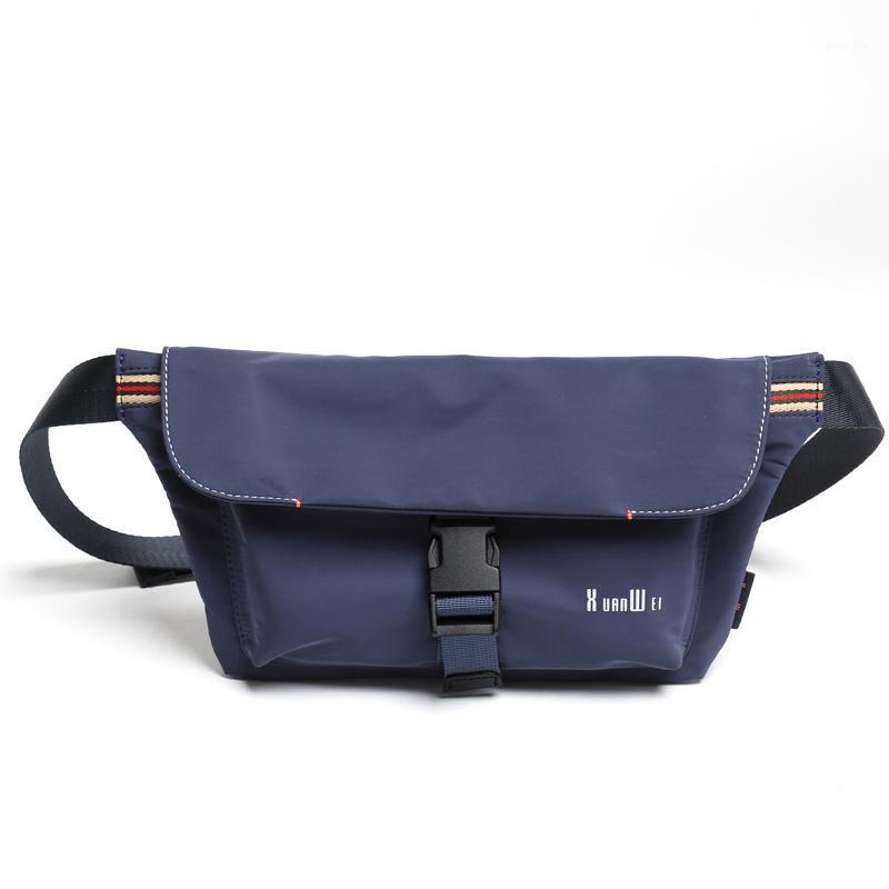 

New Messenger Bags Waterproof & Wearproof Chest Bags Soft Nylon Small Black Blue Waist Women Men Waist Packs (XW8866)1