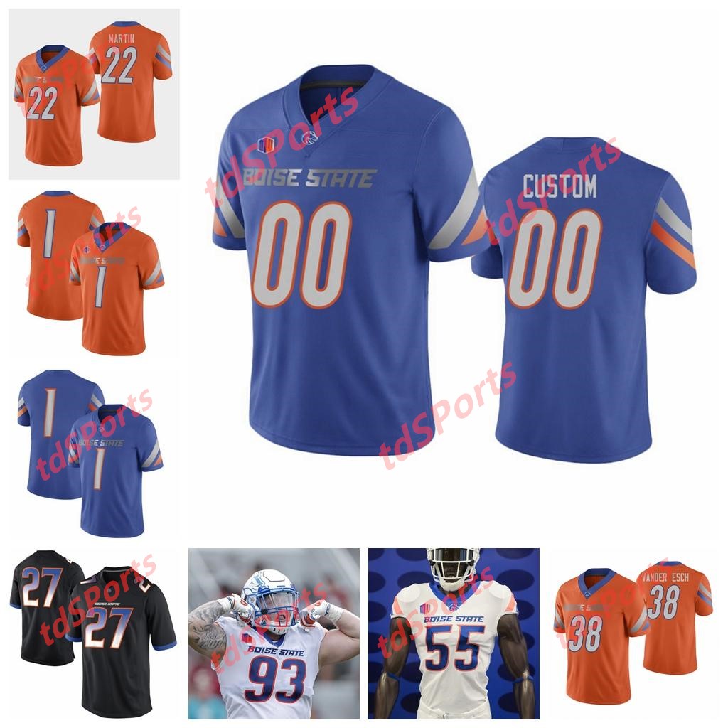 

Boise State Broncos Jerseys Andrew Van Buren Jersey Sean Modster Cedrick Wilson Jr. DeMarcus Lawrence College Football Jerseys Custom Stitch, As shown in illustration