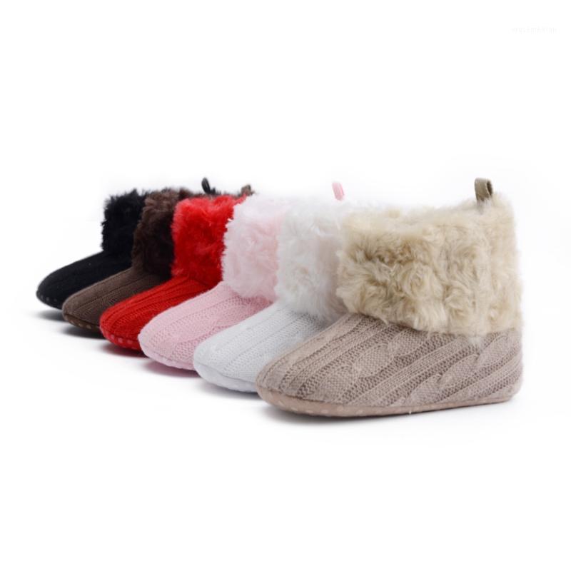 

Winter Sweet Newborn Baby Winter brushed First Walkers Soft Soled Infant Toddler Kids Footwear indoor1, Black