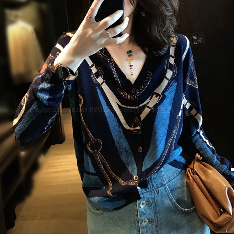 

Cashmere 2021 Mesh Cardigan Sweater Luxury Designer Woman Vintage Jersey Bvse CSKP, Black