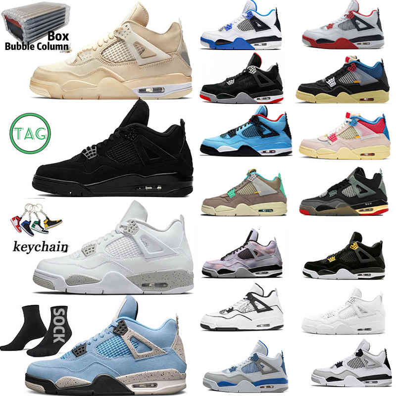 

Sail Oreo University Blue 4 4s Men Basketball Shoes Black Cat Fire Red Tour Yellow Wild Things White Cement Bred Infrared Zen Master Men, #10