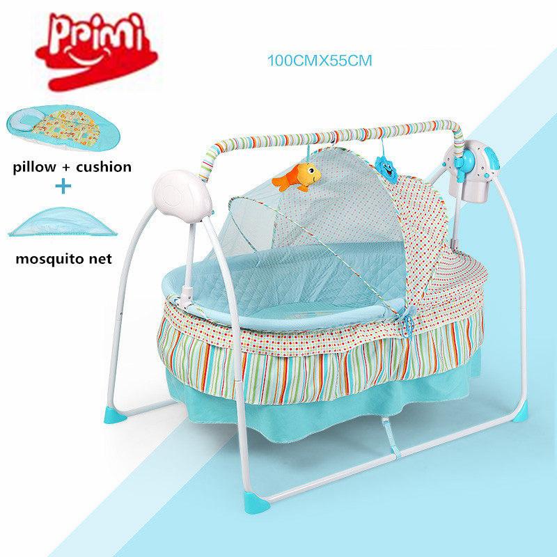 

Nice Electric Baby Cradle , Electric Baby Rocker, Big Space 100x55cm Swing Bed