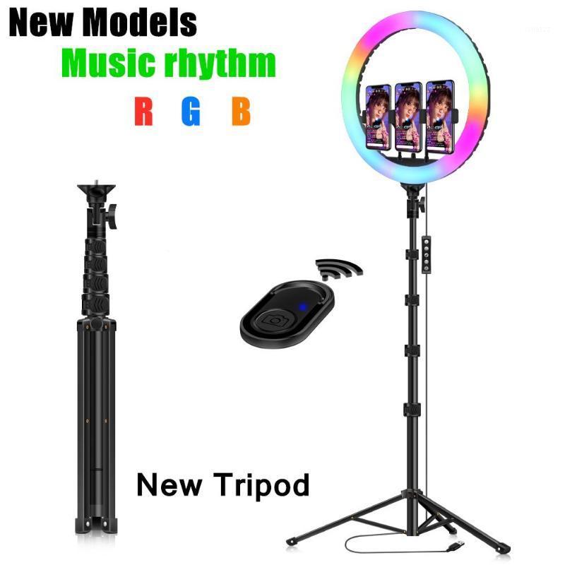 

10 inch 13inch RGB Ring Light With Tripod Phone Clip Selfie Colorful Photography Lighting for YouTube Short Video Live1