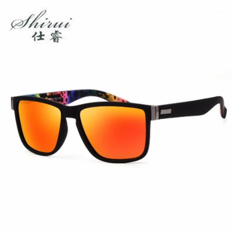 

Polarized men Fashion Square frame sunglasses driving outdoor sport fishing glasses retro sun glasses1