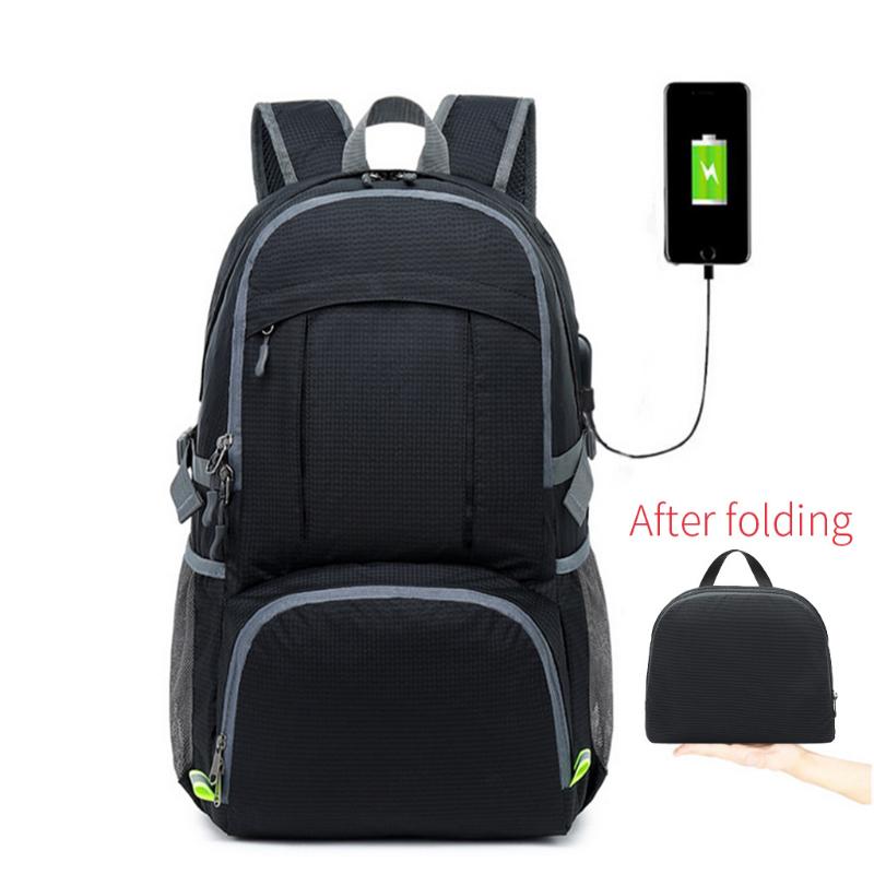 

Unisex 40L Waterproof Outdoor Camping Hiking Backpack Travel Mochilas Sport Daypack Trekking Climbing Back Bags For Men Women, Blue color