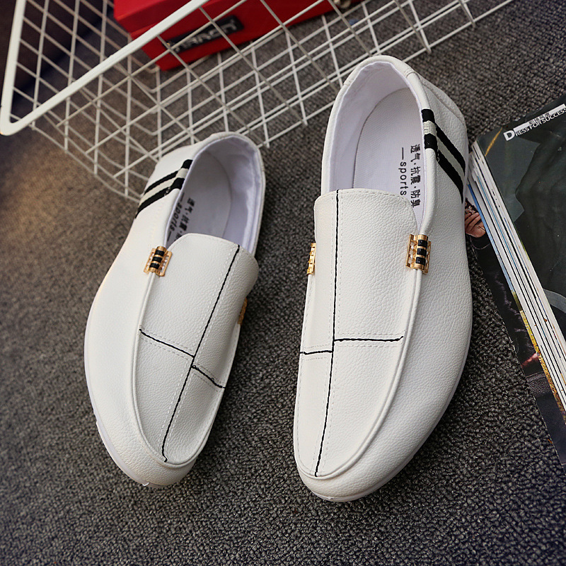 

High Quality Men Leather Sneakers Male Comfortable Sport run Sneaker White Casual Shoes Man Shoes Fashion Breathable Shoes