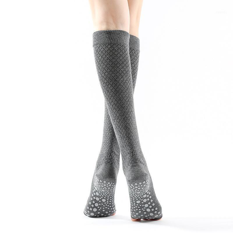 

Yoga Socks Long Sleeve Women Five Toe Cotton Sports Socks Anti Slip Ladies For Pilates Dance Gym Sport Exercise Sportswear1, Deepgray-full