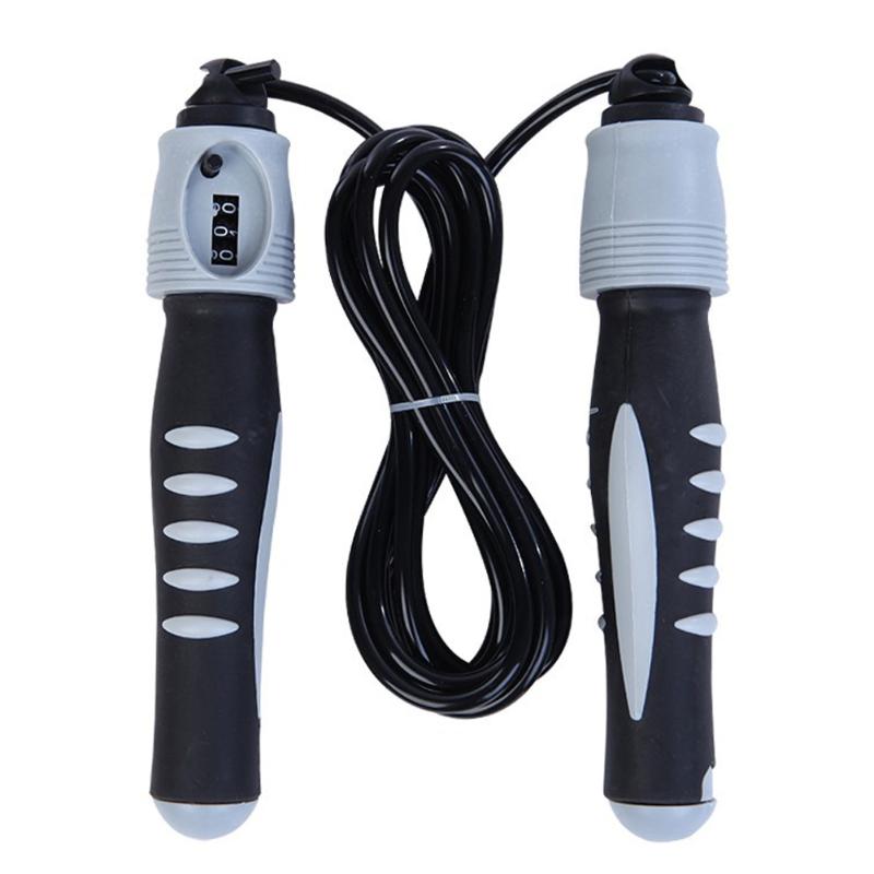 

Home Exercise With Counter Kids Adults Lose Weight Non Slip Handle Indoor Outdoor Gym Speed Training PU Jump Rope Sports Fitness